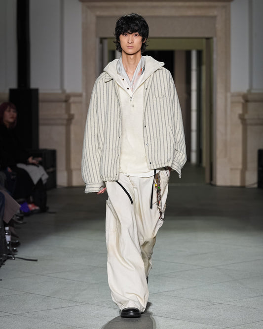ANCELLM STRIPE PADDED SHIRT
