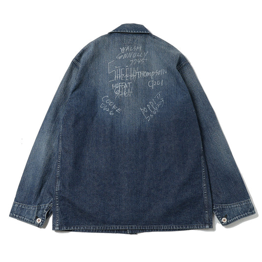 HERILL NAVY Denim Chore Jacket