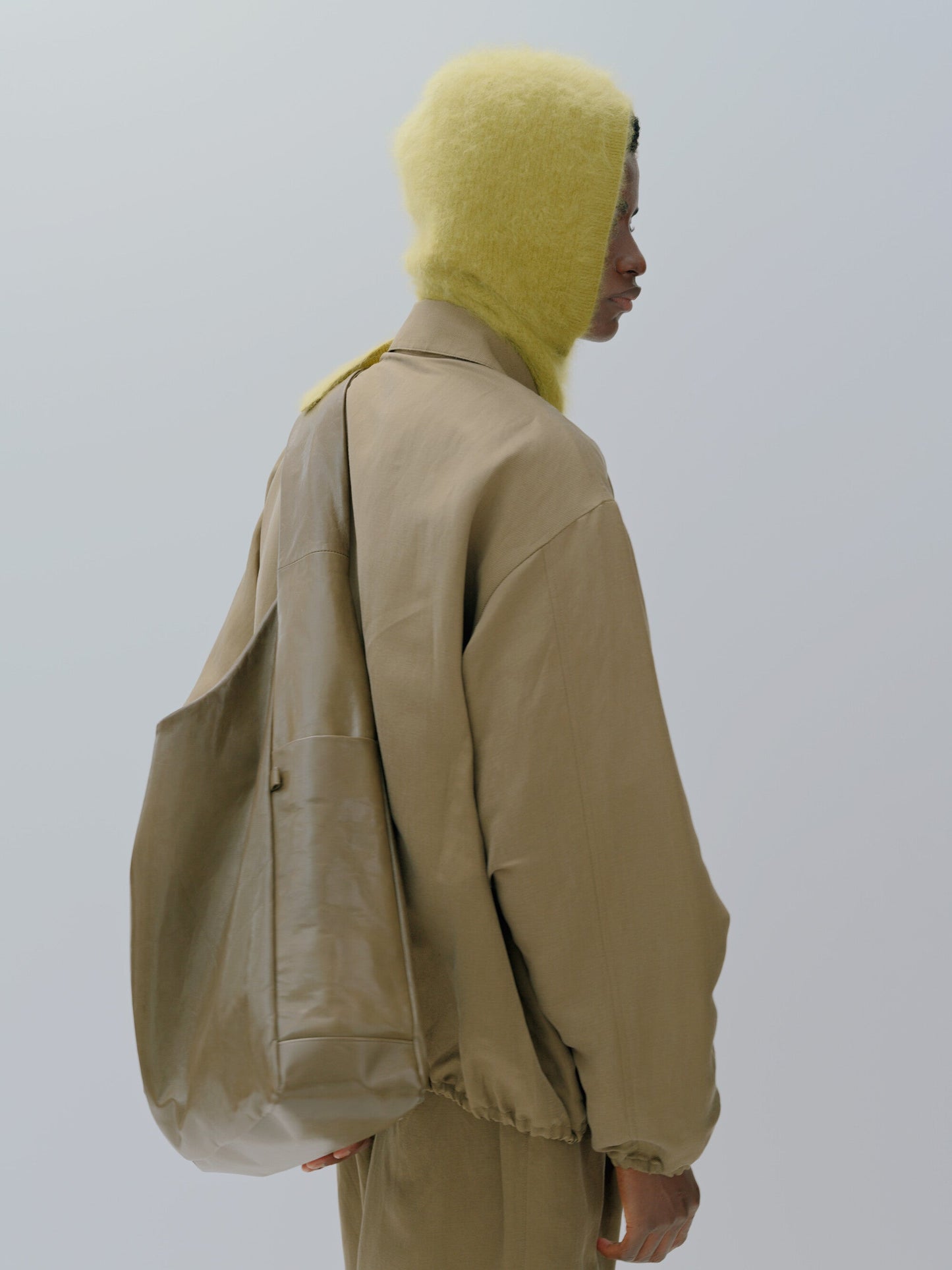 ssstein Silk Linen Twill Light Zip Jacket