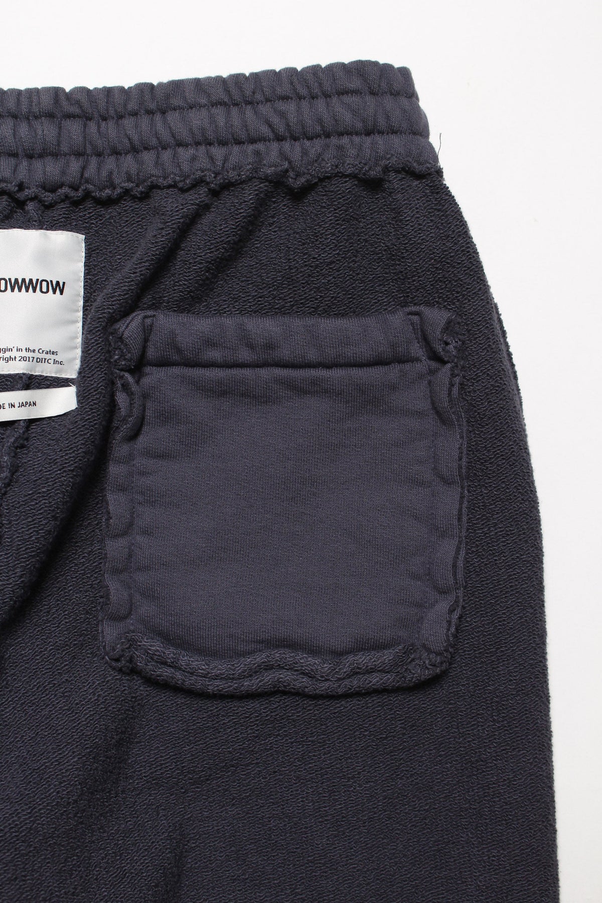 BOW WOW WEATHERED SWEAT PANTS - EGGPLANT