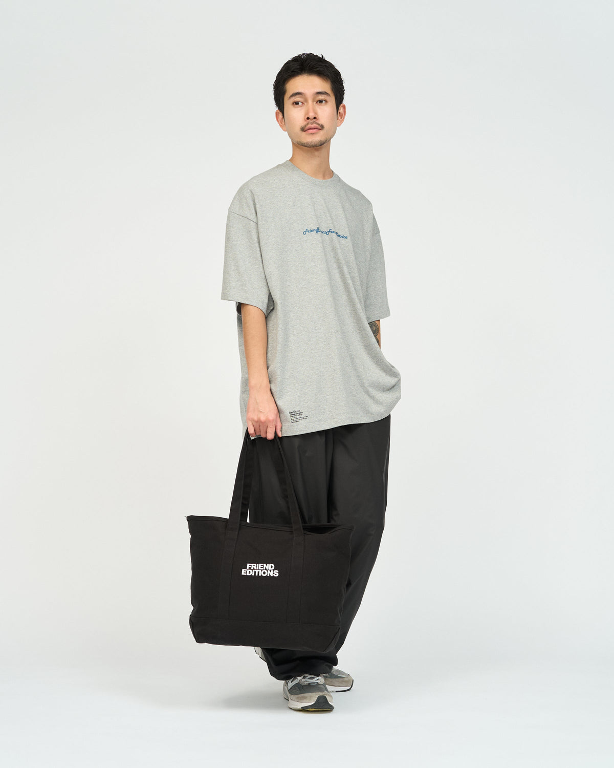 FRIEND EDITIONS × FreshService UTILITY CANVAS TOTE ”FE MONOGRAM”