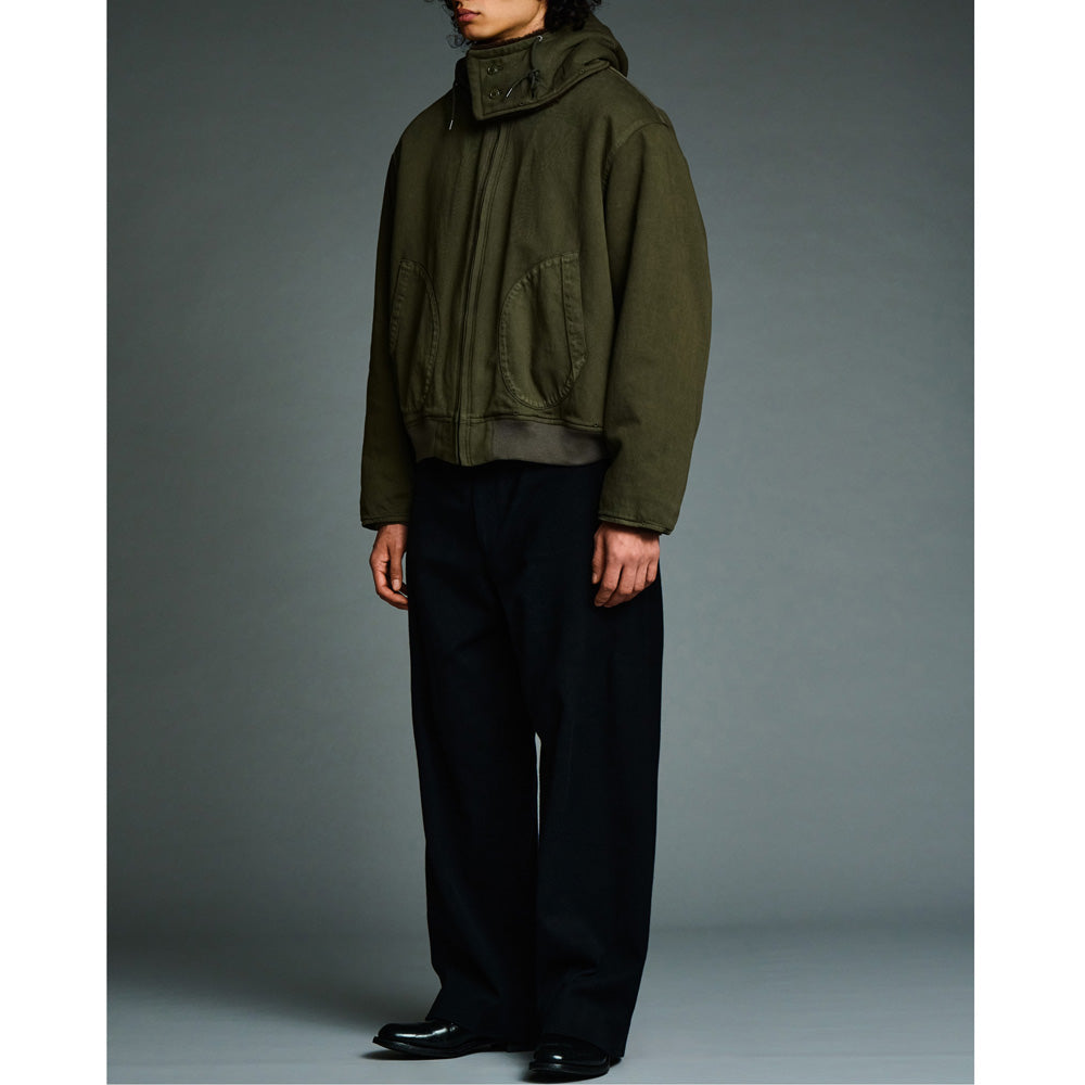 A.PRESSE Vintage WW2 US Navy Deck Hooded Jacket