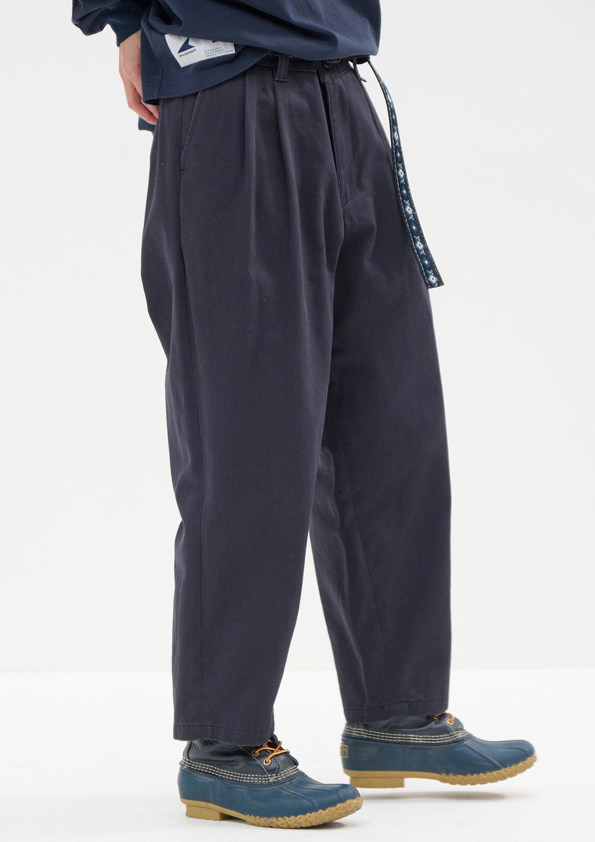 DESCENDANT DC-3 ORGANIC COTTON TWILL TROUSERS