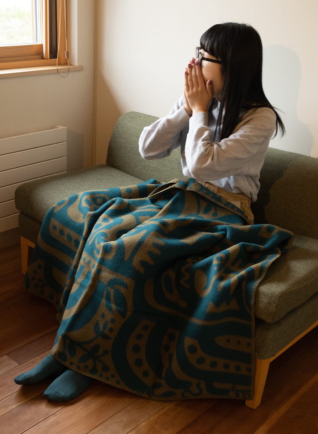 NANGA TREE OF LIFE COTTON BLANKET SINGLE