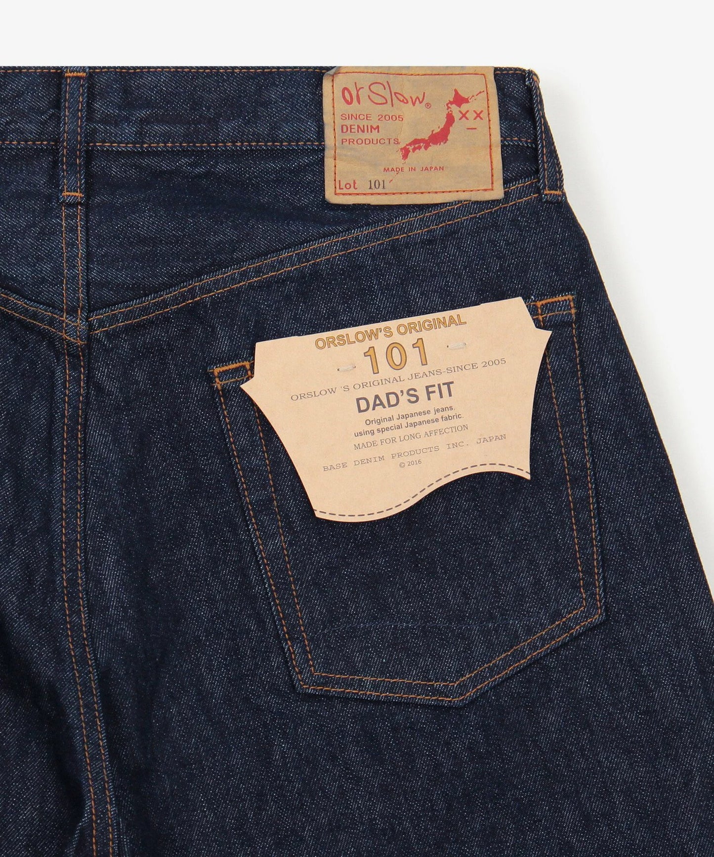 orSlow 101 DAD’S FIT DENIM PANTS