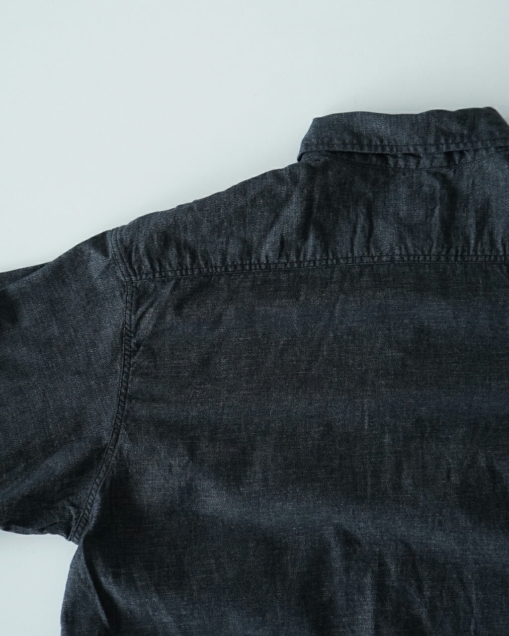 orSlow Black Chambray Work Shirt 5oz