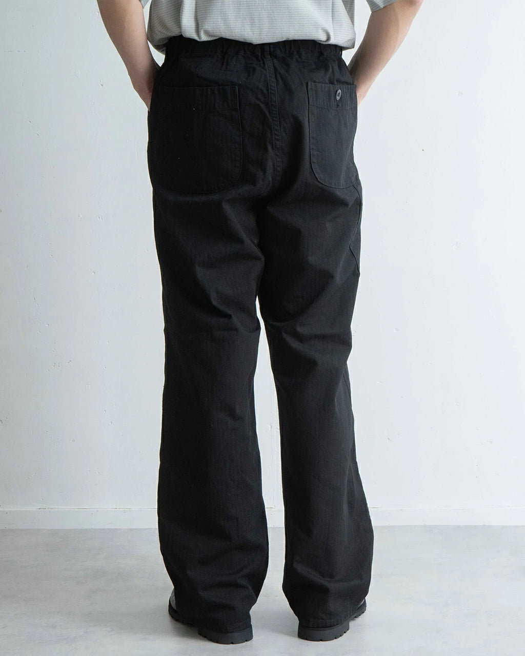 orSlow WIDE FIT FRENCH WORK PANTS Black