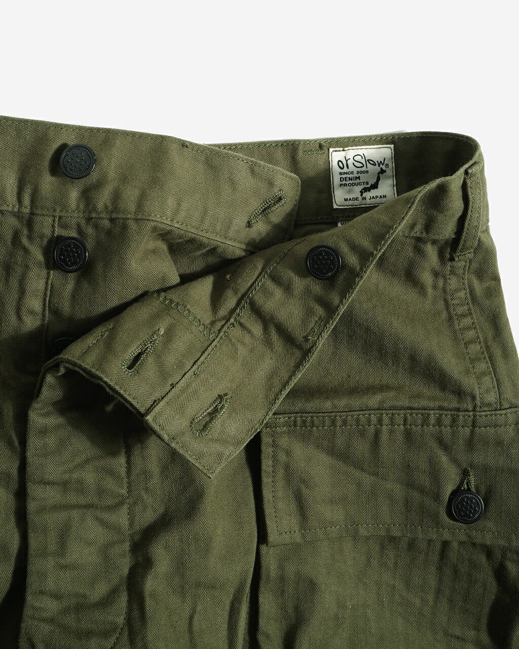 orSlow U.S. ARMY 2 POCKET CARGO SHORTS