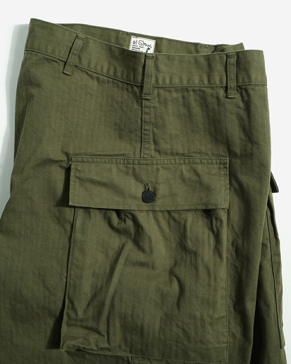 orSlow U.S. ARMY 2 POCKET CARGO SHORTS