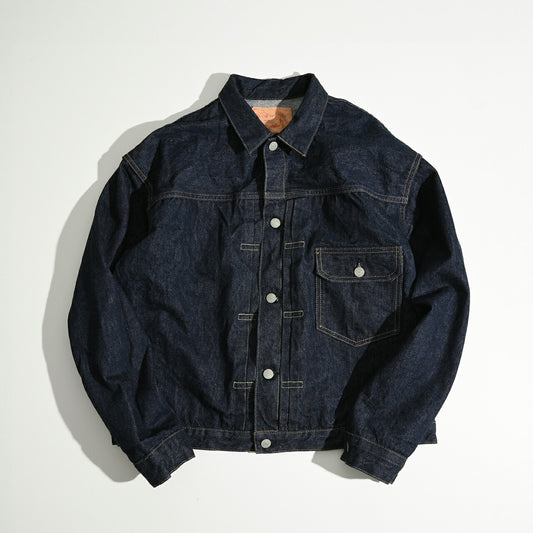 orSlow 40's PLEATED FRONT BLOUSE DENIM JACKET