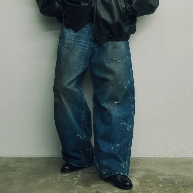 ssstein BAGGY DENIM JEANS