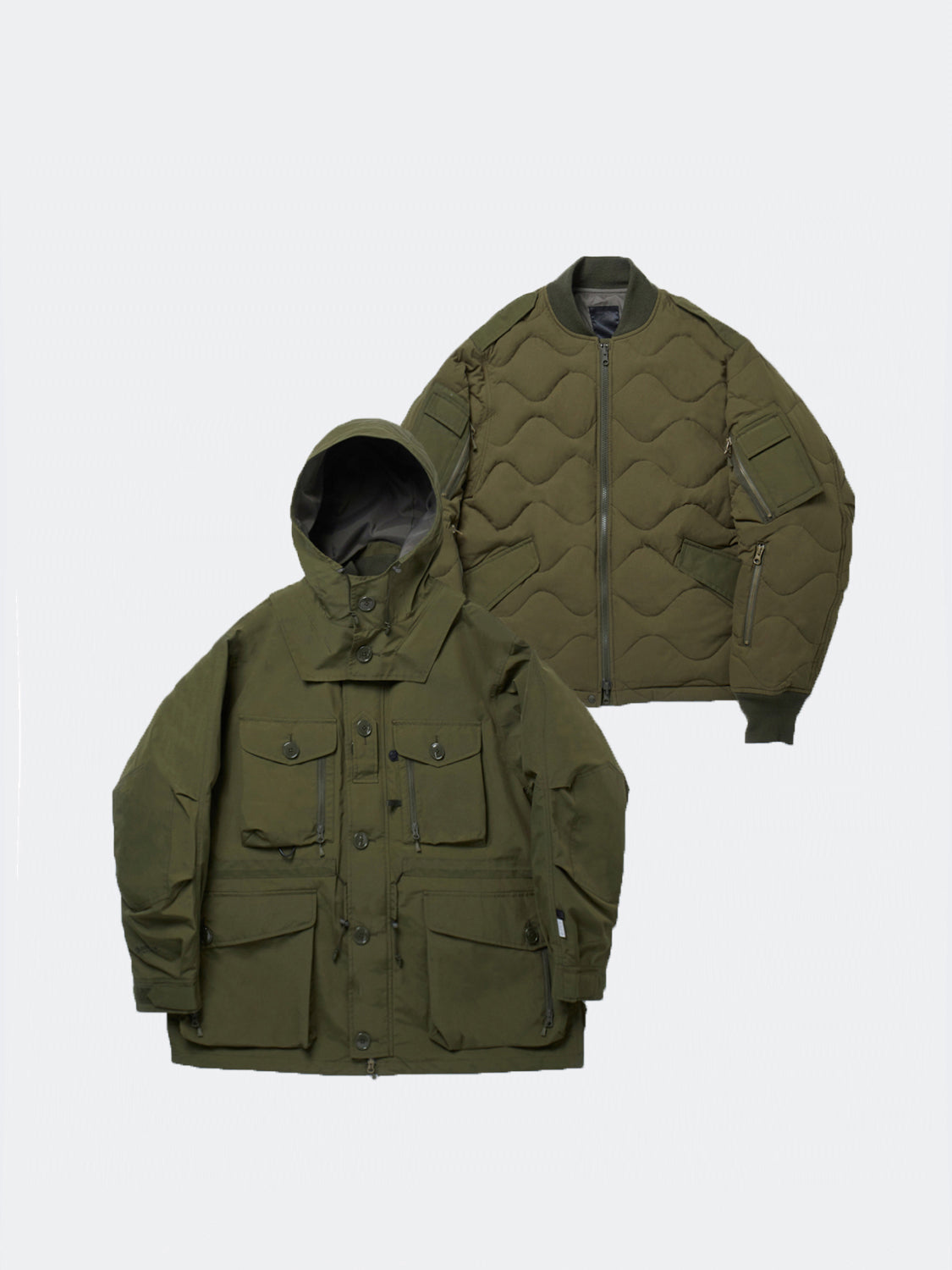 DAIWA PIER39 GORE-TEX DOWN JACKET オリーブ L - ダウンジャケット