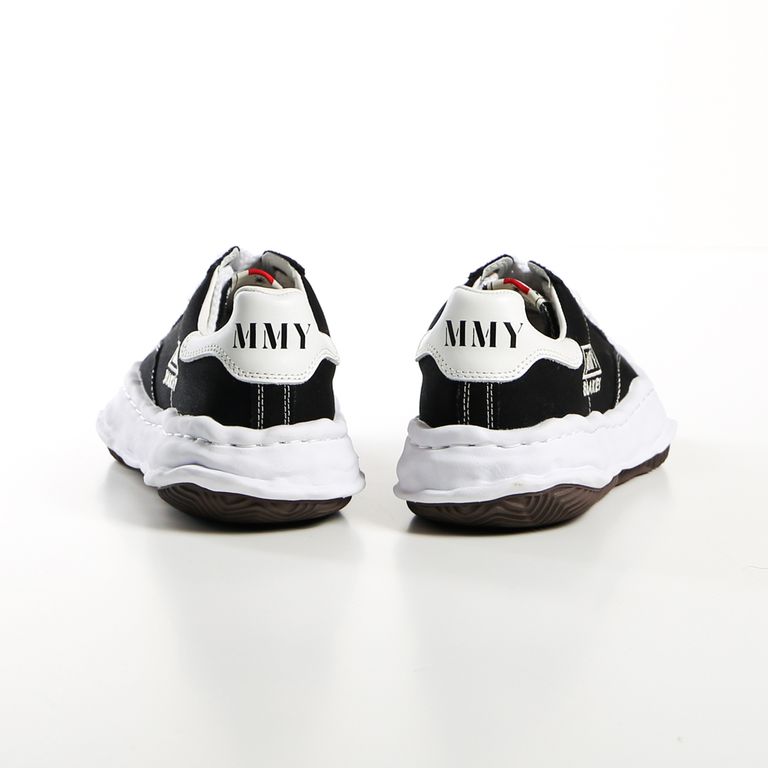 Maison MIHARA YASUHIRO BLAKEY Original Sole Canvas Lowtop Sneaker Black