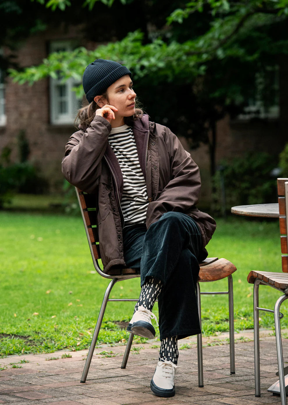 RoToTo COTTON ROLL UP BEANIE