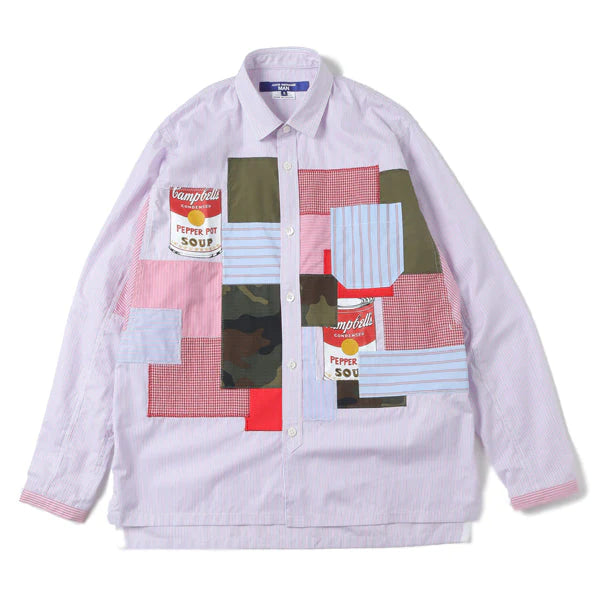 Junya Watanabe Man MIX Andy Warhol Patchwork Shirt