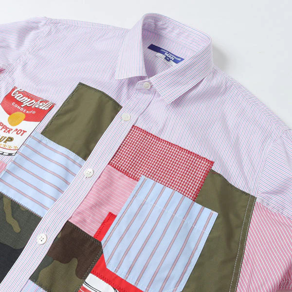Junya Watanabe Man MIX Andy Warhol Patchwork Shirt