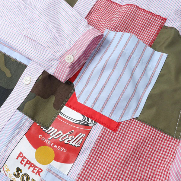 Junya Watanabe Man MIX Andy Warhol Patchwork Shirt