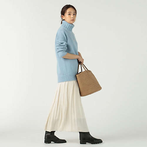 Aeta LEATHER BASKET L