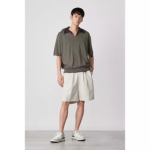 A.PRESSE High Gauge S/S Striped Skipper