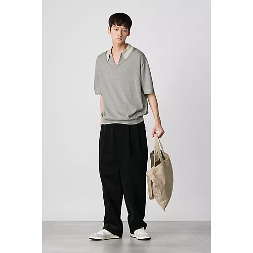 A.PRESSE High Gauge S/S Striped Skipper