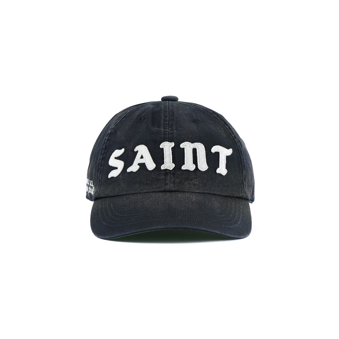 SAINT Mxxxxxx 6 PANEL CAP SAINT BLACK