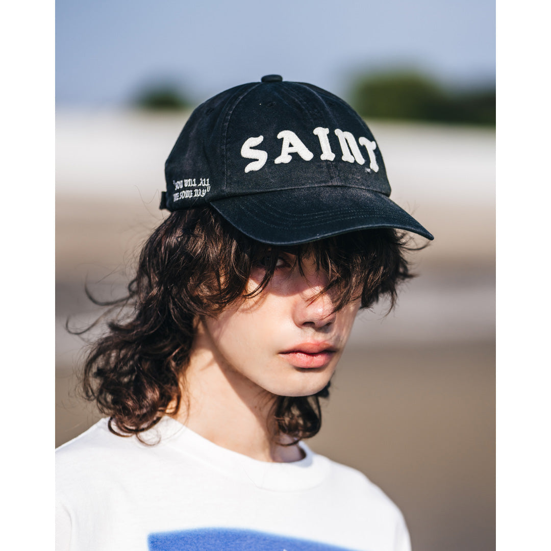 SAINT Mxxxxxx 6 PANEL CAP SAINT BLACK