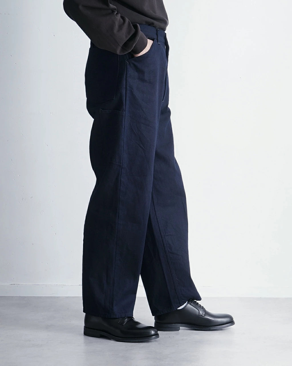 STILL BY HAND 11.5oz Denim Straight Pants