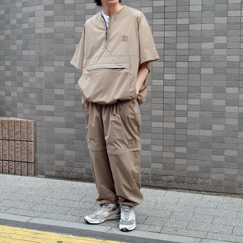 STRIPES FOR CREATIVE HALF ZIP NYLON SHIRT
