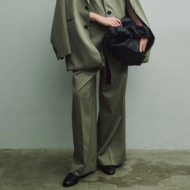 ssstein LONG WIDE TROUSERS