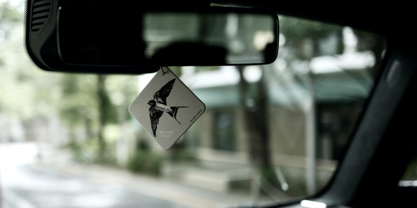 retaW Fragrance Car Tag TSUBAME