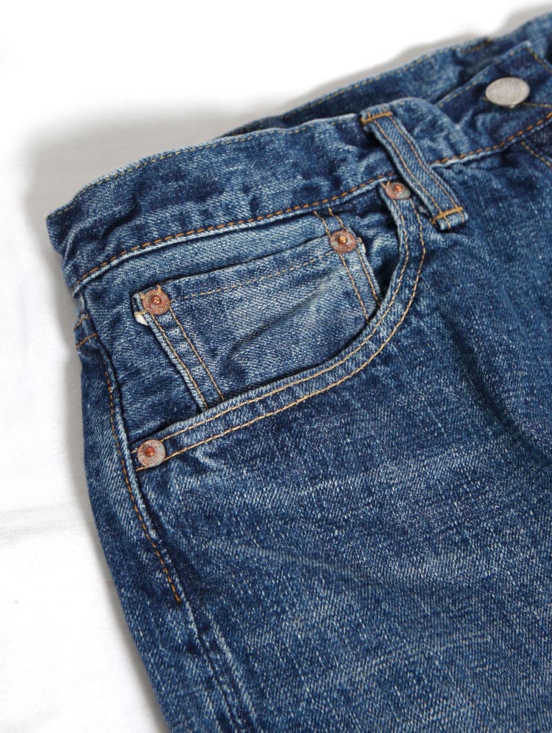 orSlow 105 STANDARD SELVEDGE DENIM 2YEAR WASH