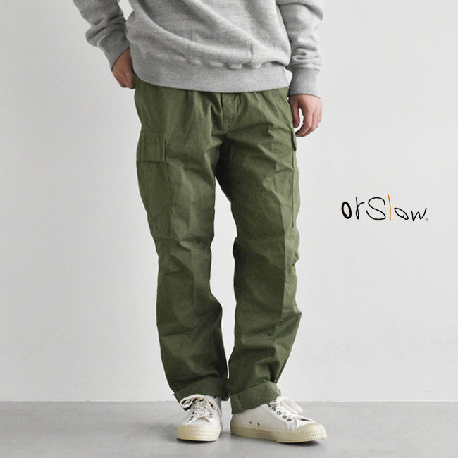 orSlow EASY CARGO PANTS (Army Green) – unexpected store
