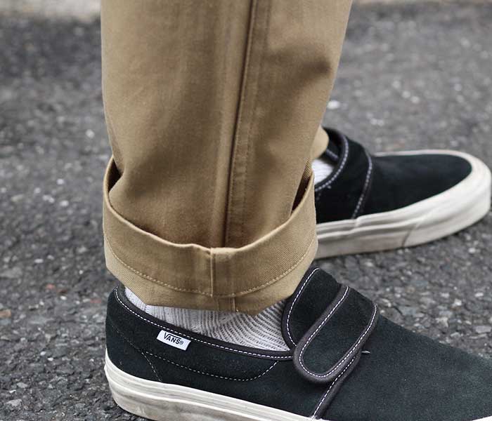 orSlow SLIM FIT ARMY TROUSERS CHINO (Khaki)