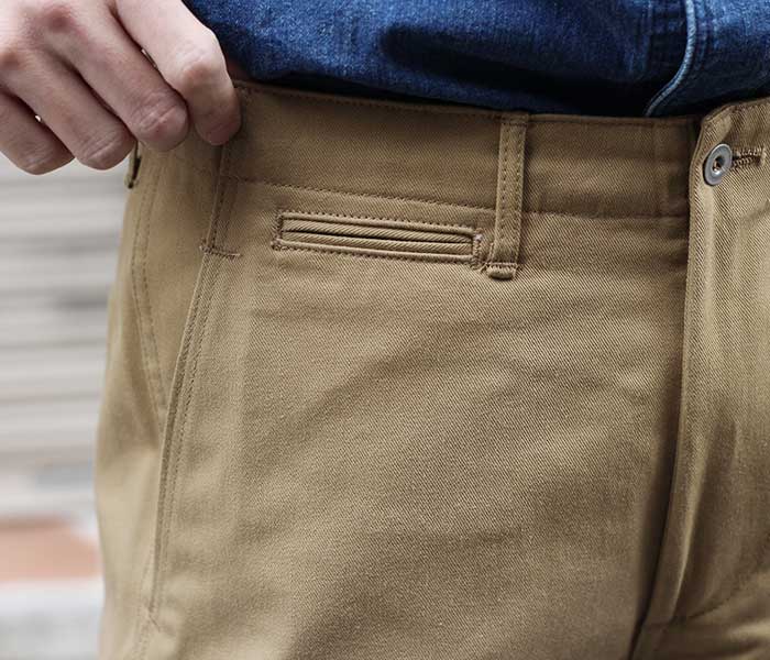 orSlow SLIM FIT ARMY TROUSERS CHINO (Khaki)
