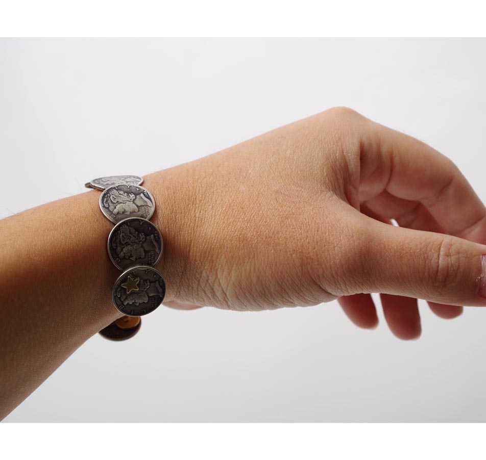 Button Works Mercury Dime Coin Bangle