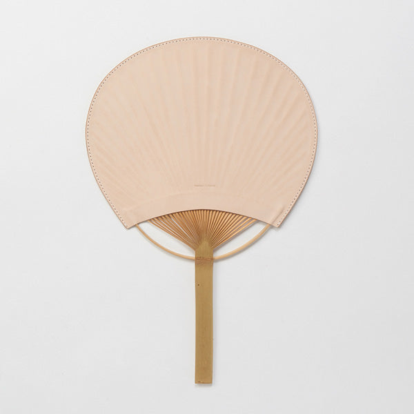 Hender Scheme UCHIWA COW LEATHER FAN