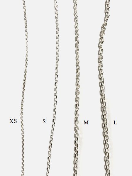LARRY SMITH SILVER CHAIN -S- 50cm 60cm 70cm 80cm