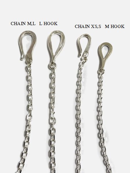 <In Stock> LARRY SMITH SILVER CHAIN -S- 50cm 60cm 70cm 80cm