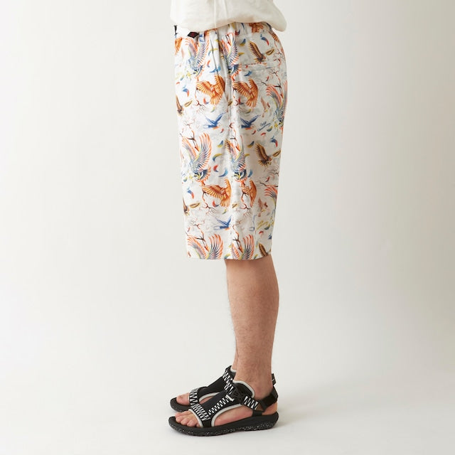 White Mountaineering x GRAMICCI BIRDS WIDE SHORTS