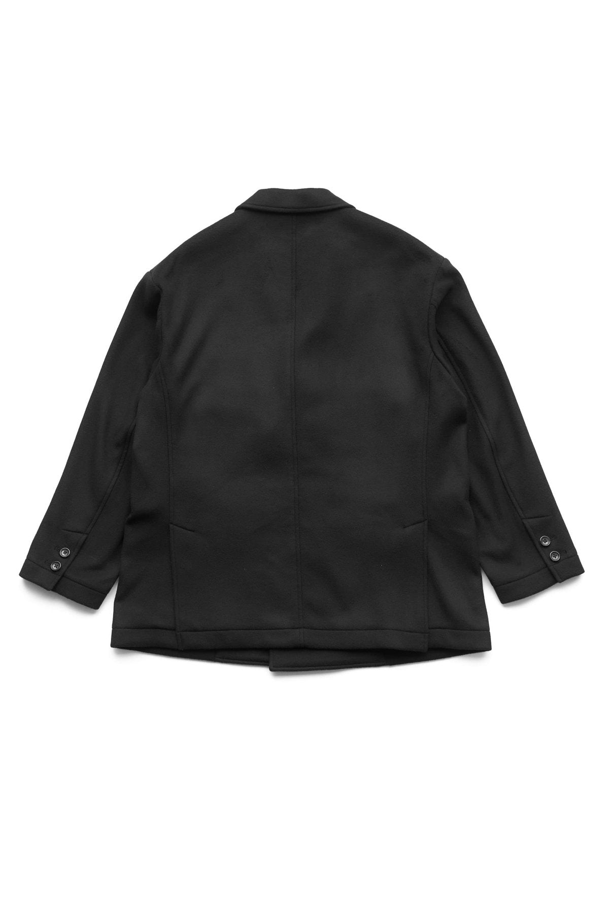 Porter Classic CASHMERE DE GAULLE DOUBLE TAILORED JACKET W/PLATINUM CHARM(BABY CASH)