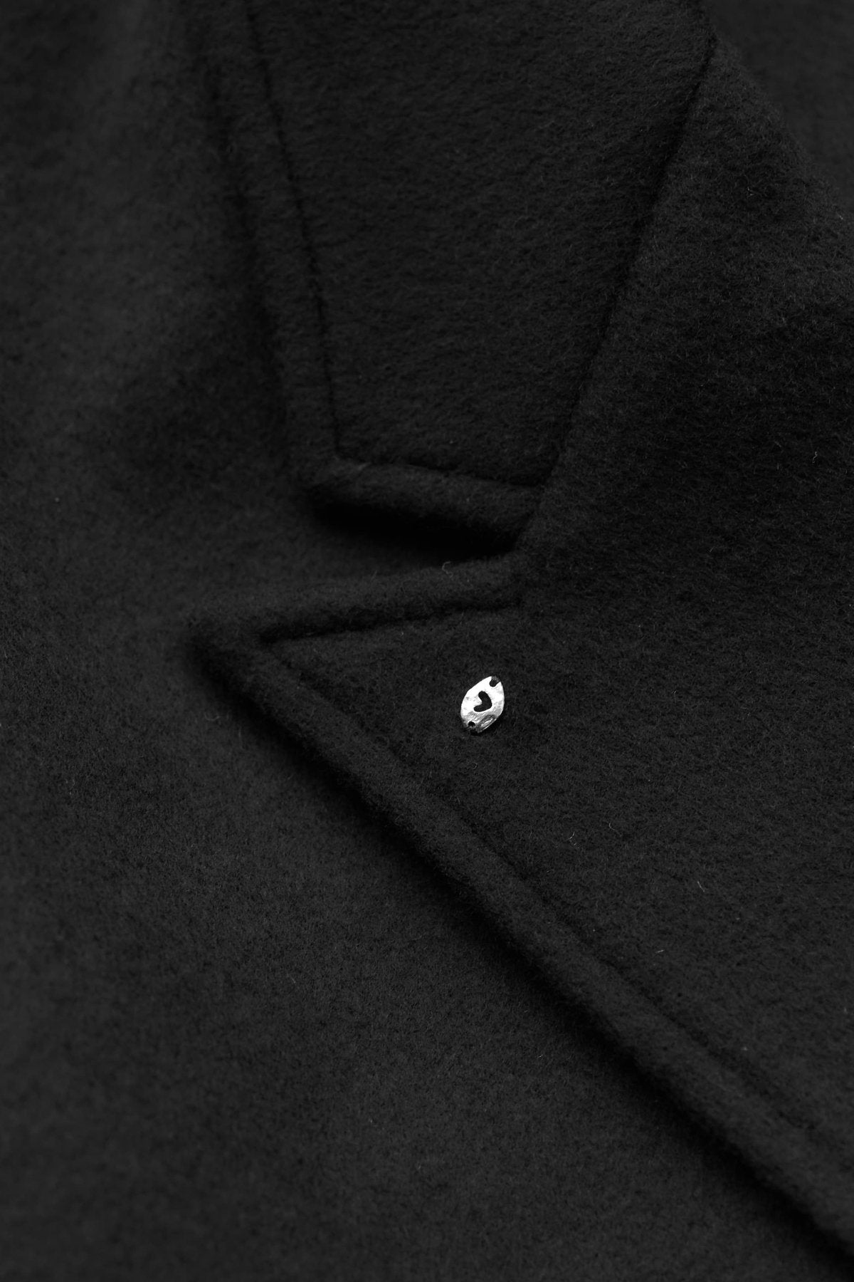 Porter Classic CASHMERE DE GAULLE DOUBLE TAILORED JACKET W/PLATINUM CHARM(BABY CASH)