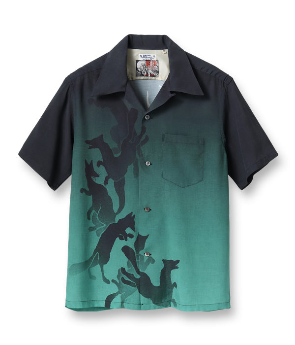 SUN SURF × 歌川国芳 SPECIAL EDITION “木曾街道六十九次之内 下諏訪 八重垣姫” ALOHA SHIRT