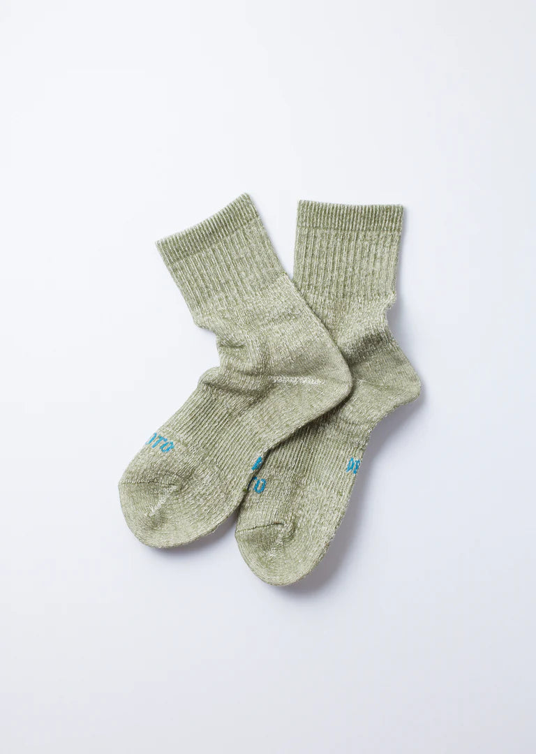 RoToTo DOUBLE FACE MID SOCKS ”ORGANIC COTTON”