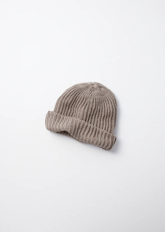 RoToTo CHUNKY COTTON SHORT BEANIE