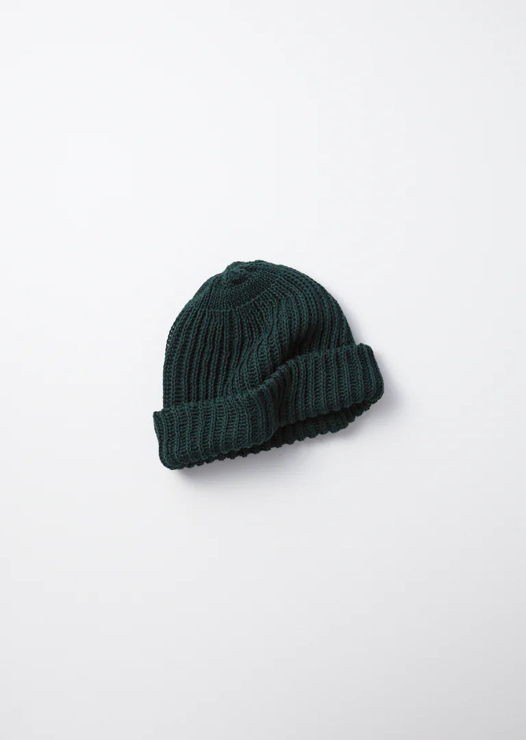 RoToTo CHUNKY COTTON SHORT BEANIE