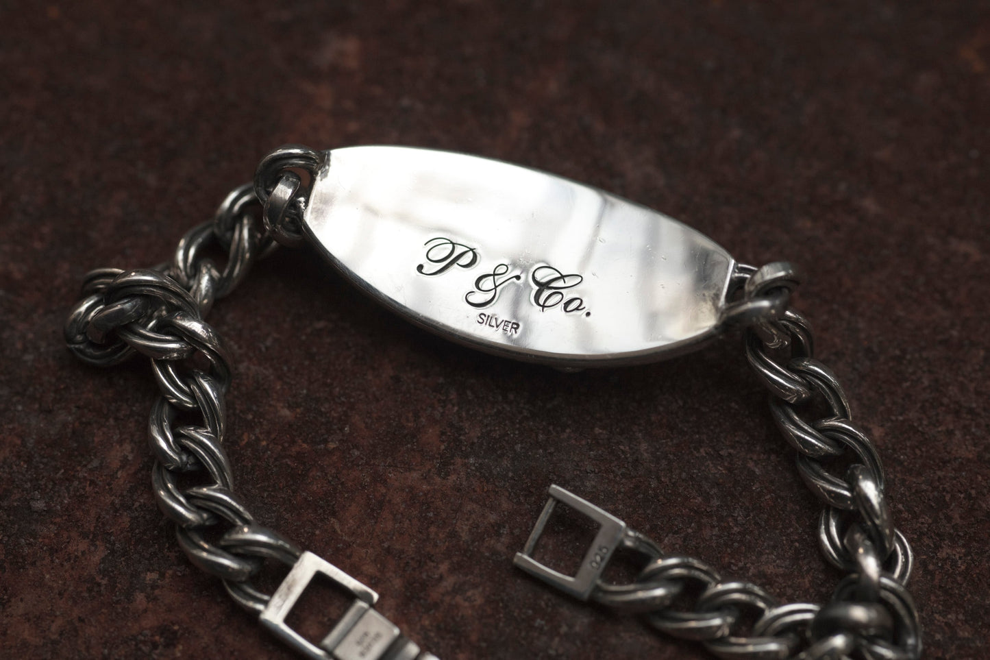 Peanuts&Co horse plate bracelet silver