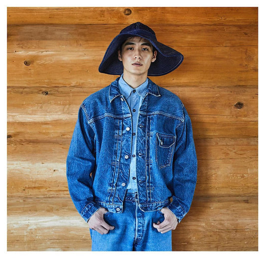 orSlow TYPE1 40'S PLEATED FRONT BLOUSE USED WASH