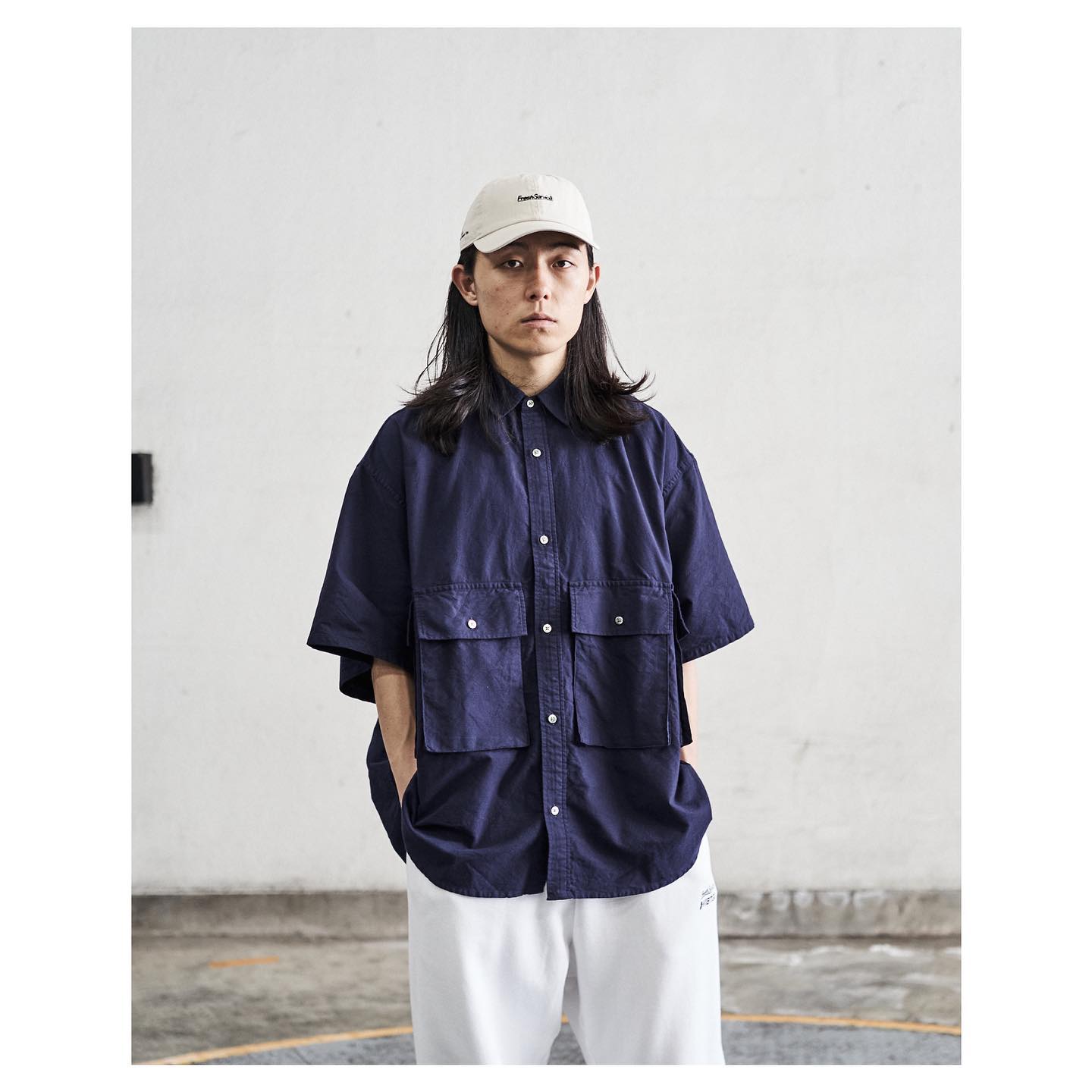 FreshService OXFORD FLAP POCKET S/S SHIRT