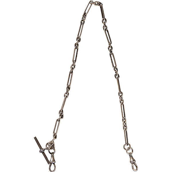 Porter Classic ROYALTY 3 WAY WATCH CHAIN SINGLE -SILVER