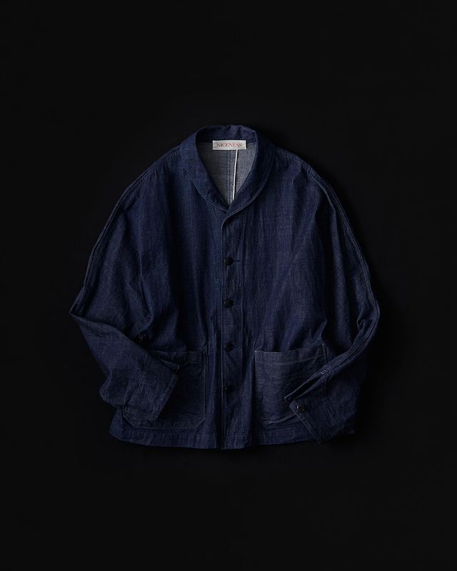 NICENESS WOODS Denim Blouson
